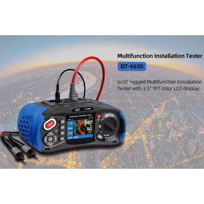 Мультифункциональный тестер электроустановок CEM DT-6650