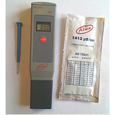 Влагозащищённый кондуктометр (EC-метр) Adwa AD203 (0-1999 ms/cm) с АТС