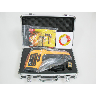 Пирометр Benetech GM2200 (+200...+2200 °C, DS - 80:1, EMS: 0.1-1) ПО, Кейс