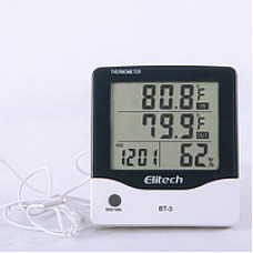 Цифровой термогигрометр Elitech BТ-3 (0…+50 °C, 20-99 %) с термопарой 1,5 м (-50...+70 °C)