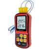 Двухканальный термометр Benetech GM1312 (-50…+300 ºC) с двумя термопарами К-типа