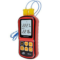 Двухканальный термометр Benetech GM1312 (-50…+300 ºC) с двумя термопарами К-типа