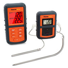 Беспроводной двухканальный термометр ThermoPro TP-08S (до 100 м, 0…+300 °С)