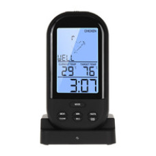 Беспроводной термометр (до 30 м) с щупом YB414-SZ Black (0...+250 °С)
