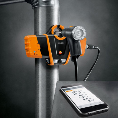 Газоанализатор testo 330i с управлением со смартфона по Bluetooth