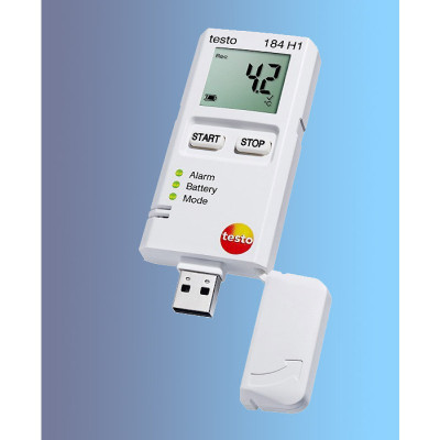 Регистратор температуры и влажности testo 184 H1 (с USB и NFC)