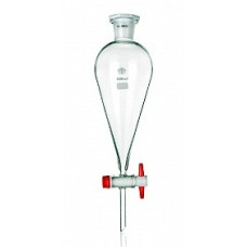 2394T/2000 ml Воронка делительная грушевидная с тефлоновым краном SIMAX, Чехия