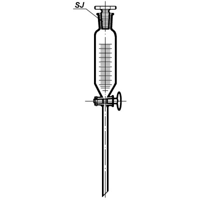 2398/1000 ml Воронка делительная цилиндрическая с градуировкой SIMAX, Чехия