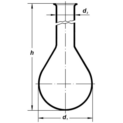 51/500 ml Колба Кьелдаля SIMAX, Чехия
