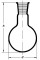 8004/10000 ml-60/46 Колба круглодонная со шлифом SIMAX, Чехия