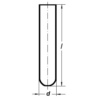 3840/10x75 mm Пробирка биологическая SIMAX, Чехия