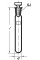 8547/34-29/32-200 mm Пробирка со стеклянной пробкой SIMAX, Чехия