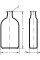 70/T/1000 ml Флакон культуральный со сформированной центральной горловиной SIMAX, Чехия