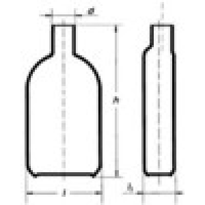 70/A/250 ml Флакон культуральный с боковой горловиной SIMAX, Чехия