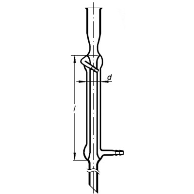 7110/400 mm Холодильник прямой Либиха без шлифов SIMAX, Чехия
