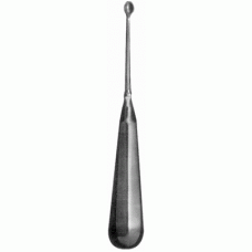 Ложка ушная острая, жесткая малая, 185 мм (Л-18)